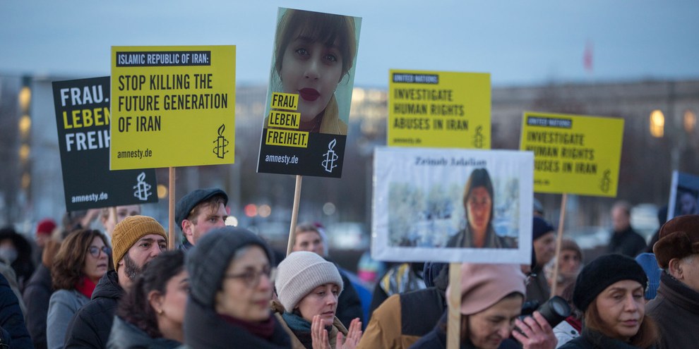 Abgeschlossene Briefaktion Iran 14 Personen Im Zusammenhang Mit Den