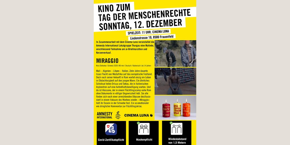 Filmvorführung Miraggio And Briefmarathon — Amnestych 