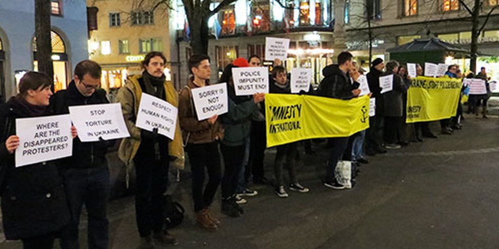 Ukraine: Amnesty International Fait Campagne Contre L'impunité De La ...